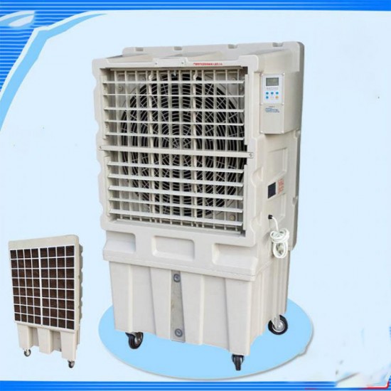 Industrial plant cooling 18000 large air volume mobile evaporative cooling fan air-conditioning air conditioning