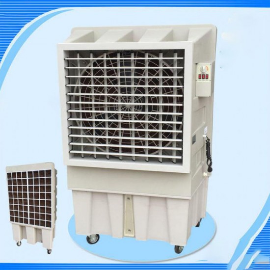 Industrial plant cooling 18000 large air volume mobile evaporative cooling fan air-conditioning air conditioning