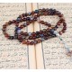 99 natural agate Muslim beads