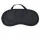 black satin shading sleep eye mask