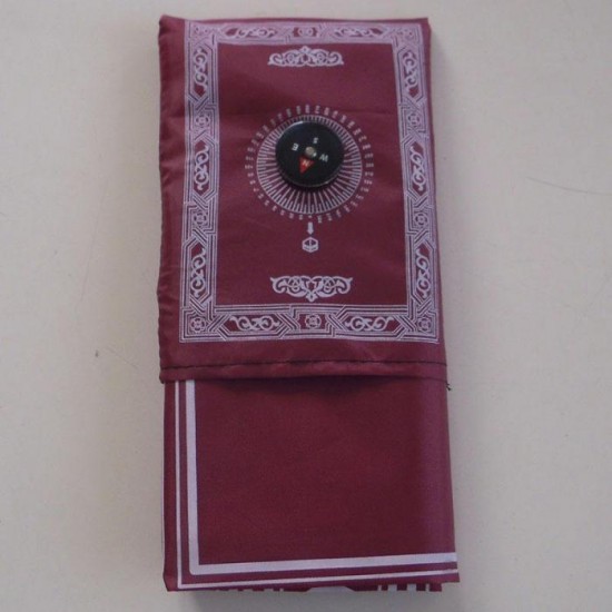 Compass portable travel prayer mat 