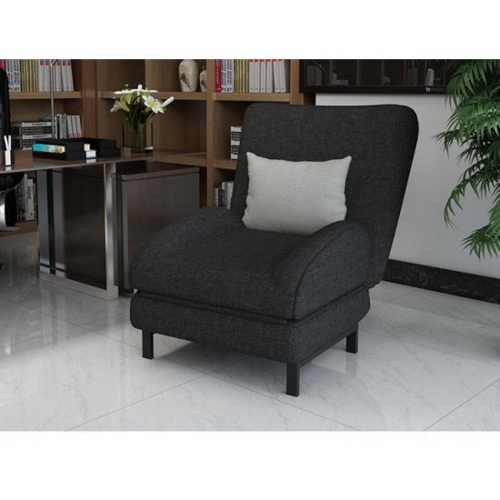 Nordic Japanese lazy sofa single sofa bed multi-functional bedroom leisure sofa chair living room cloth sofa recliner