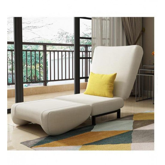 Nordic Japanese lazy sofa single sofa bed multi-functional bedroom leisure sofa chair living room cloth sofa recliner