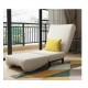 Nordic Japanese lazy sofa single sofa bed multi-functional bedroom leisure sofa chair living room cloth sofa recliner