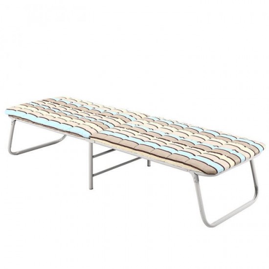 Office nap lounge single lunch break folding bed home simple accompanying bed beach portable adult camp bed