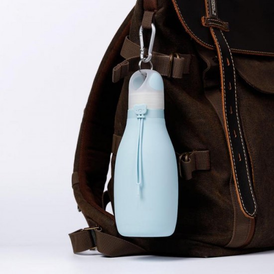 Multi-function anti-fall silicone water bottle