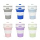 Multi-function  silicone foldable coffee cup 