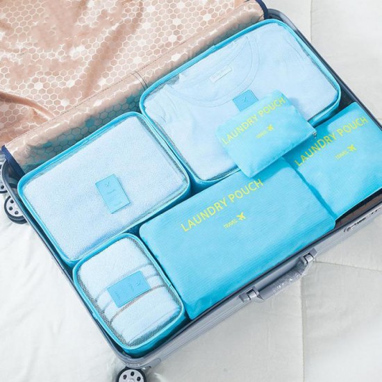 6pcs luggage storage bag set 