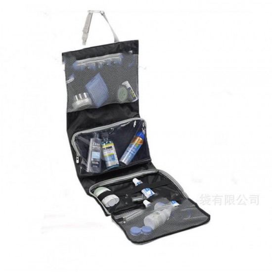 Foldable travel storage cosmetic bag 