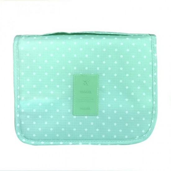 Foldable travel storage cosmetic bag 