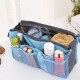 Multi-function Double zipper wash bag 